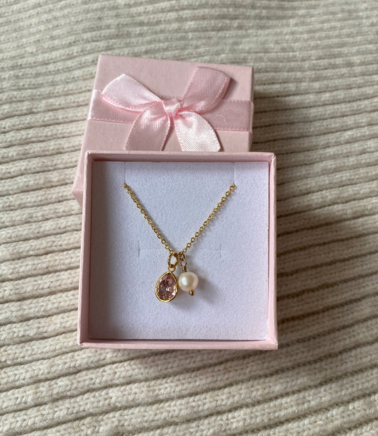 Rose necklace